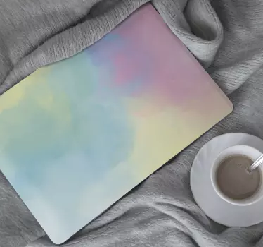 Laptop skin abstract colorful blend - TenStickers