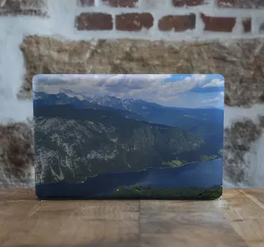 Laptop skin breathtaking mountain landscape - TenStickers