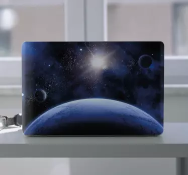 Laptop skin cosmic planetary scene - TenStickers