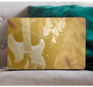 Laptop skin electric guitar collection - TenStickers