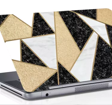 Laptop skin elegant geometric pattern - TenStickers