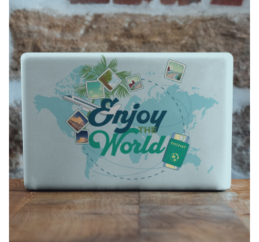 Laptop skin embrace the journey - TenStickers
