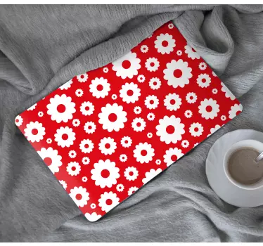 Laptop skin floral power design - TenStickers