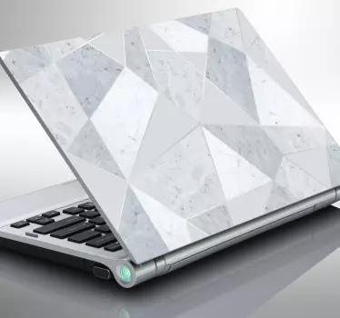 Laptop skin geometric polygon design - TenStickers