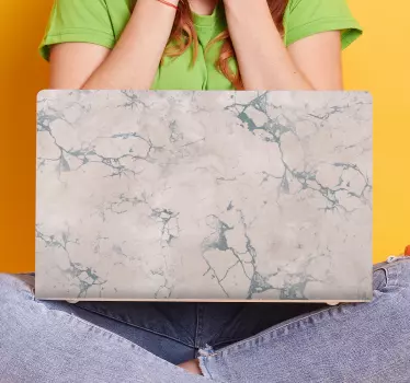 Laptop skin marble surface wrap - TenStickers