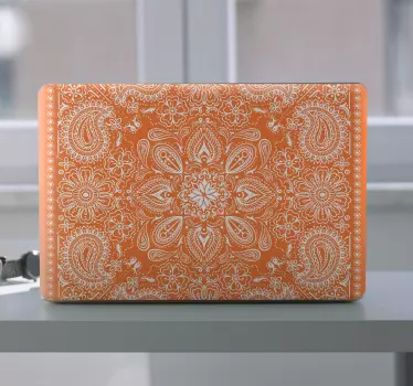 Laptop skin ornate paisley design - TenStickers