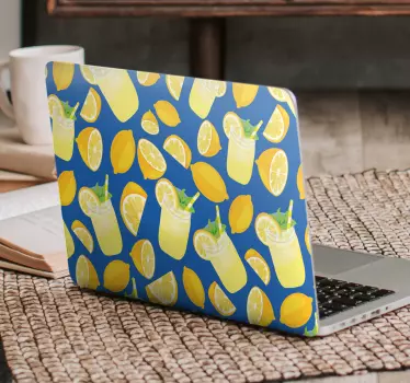 Laptop skin refreshing lemonade designs - TenStickers