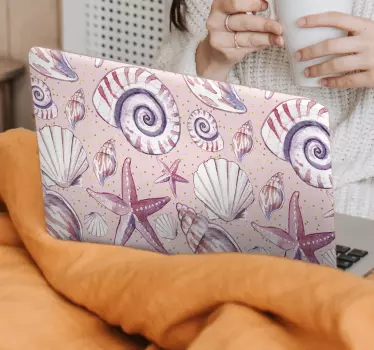 Laptop skin shells and constellations - TenStickers