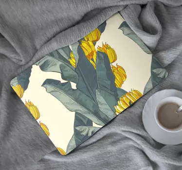 Laptop skin vibrant botanical design - TenStickers