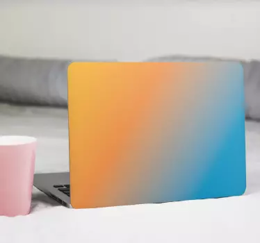 Laptop skin with gradient color overlay - TenStickers