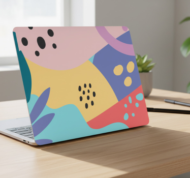 Laptop sticker for professional brand identity - TenStickers