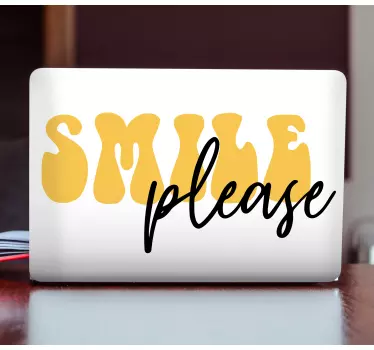 Laptop sticker shine bright every day - TenStickers