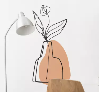 Leaf Flourish plant decals - TenStickers