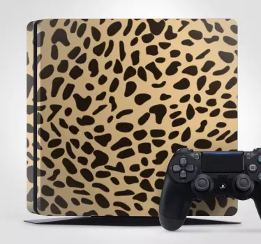 Leopard animal print  Playstation 4 stickers - TenStickers