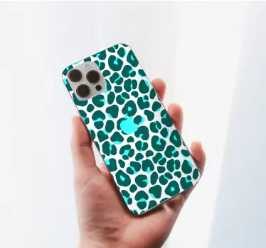 Iphone sticker leopard print design - TenStickers