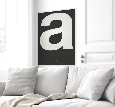 Letter A Wall Sticker - TenStickers