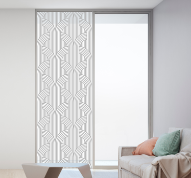 Line pattern Abstract Sticker - TenStickers