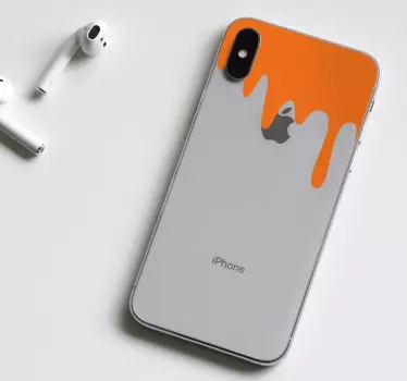 Liquid dripping down effect iPhone decal - TenStickers