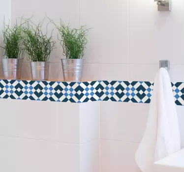 Lisbon Style Tile Border Sticker - TenStickers