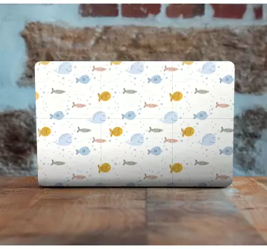 Lively marine ecosystem laptop skin - TenStickers