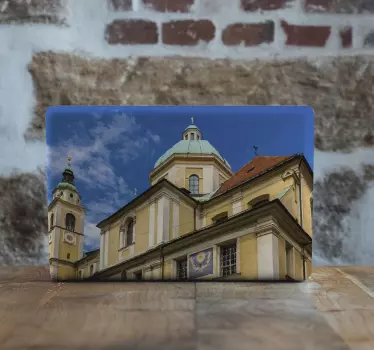 ljubljana Cathedral laptop stickers - TenStickers