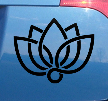 Lotus flower  Car Decal - TenStickers
