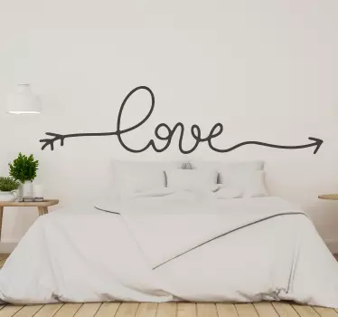 Love line love wall sticker - TenStickers
