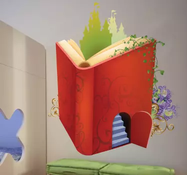 Magic Book Kids Sticker - TenStickers