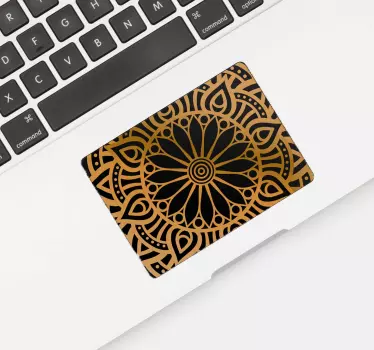 Mandala Trackpad Sticker - TenStickers