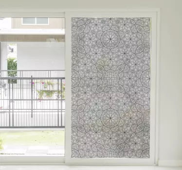 Mandala window decal - TenStickers