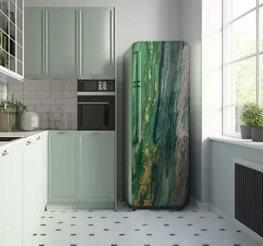 Marble Texture texture fridge sticker - TenStickers