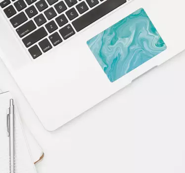 Marble Trackpad texture wall sticker - TenStickers
