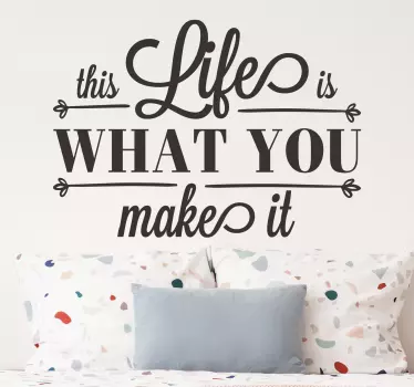 Marilyn Monroe Life Living Room Wall Decor - TenStickers