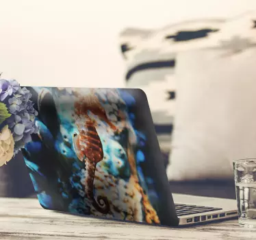 Marine Image Laptop Sticker - TenStickers