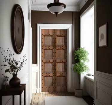 Medieval Door door sticker - TenStickers