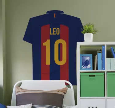 Messi Football sticker - TenStickers