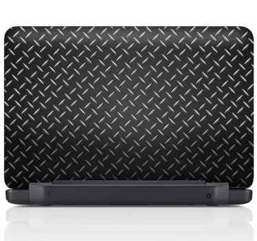 Metal Surface Laptop Sticker - TenStickers