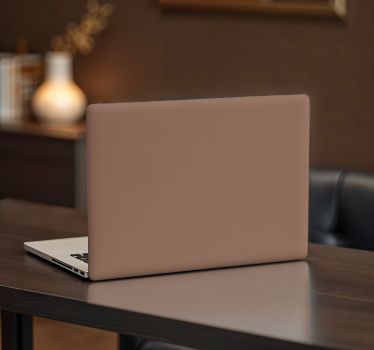 "Mocha Mousse" laptop skin - TenStickers