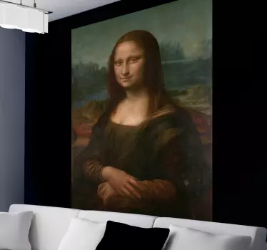 Mona Lisa Wall Mural sticker - TenStickers