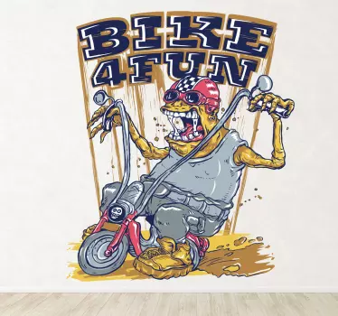 Monster Motorcycles Wall Sticker - TenStickers