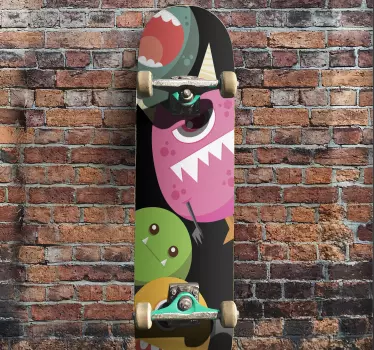 Monster sticker colorful monster characters - TenStickers