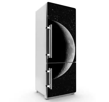Realistic planet moon fridge sticker - TenStickers
