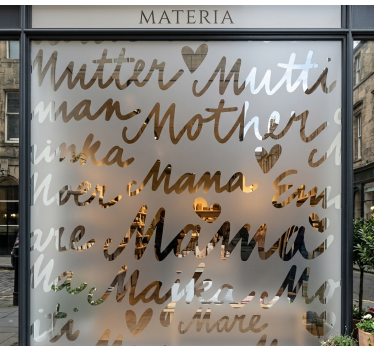 Mother concepts shop window sticker - TenStickers