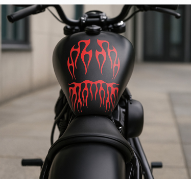 Motorbike sticker inferno rider pack - TenStickers