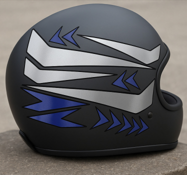 Helmet graphic design motorbike sticker - TenStickers