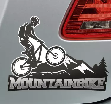 Mountain bike wall decor - TenStickers
