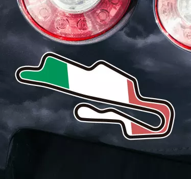 Mugello circuit Car Decal - TenStickers
