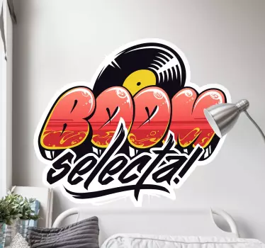 Music graffiti sticker bundle - TenStickers