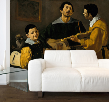 Wall art sticker musicians with instruments - TenStickers