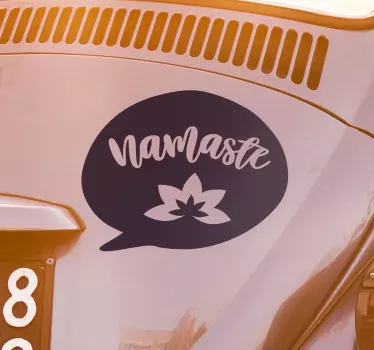 Namaste wall decor - TenStickers